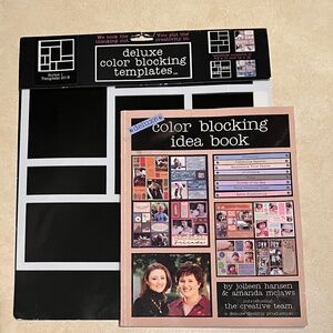 Deluxe Color Blocking Template & Color Blocking Idea Book For 12x12 Albums 20-B